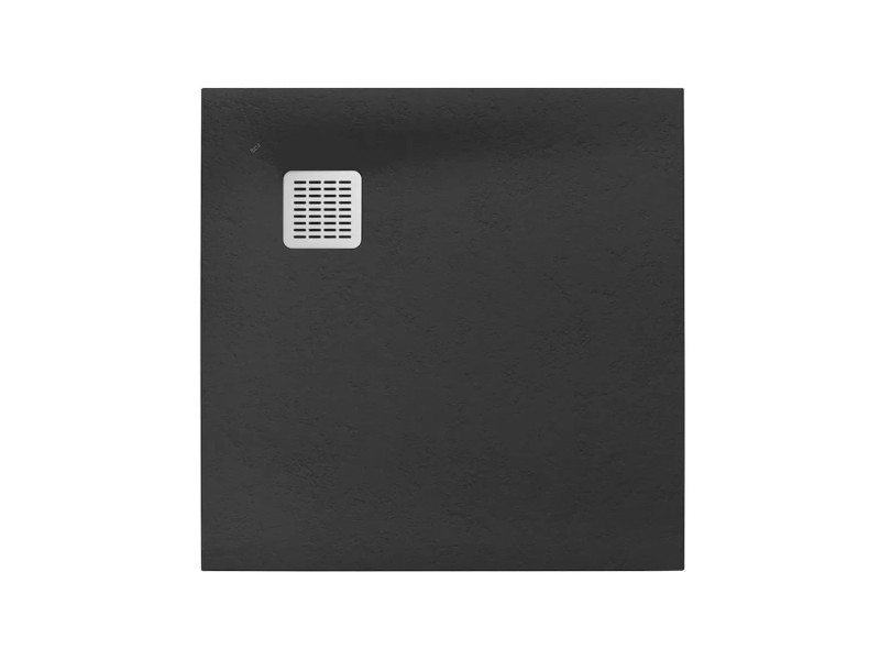 Roca Brodzik kwadratowy Terran kompozytowy onyks 100x100x2,8 cm