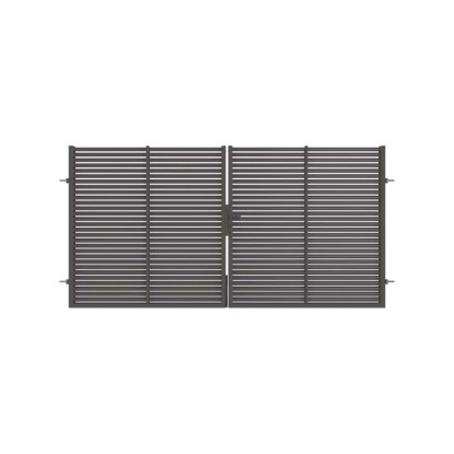 Brama Nevada antacyt mat 2 skrzydła - 300 x 150 cm