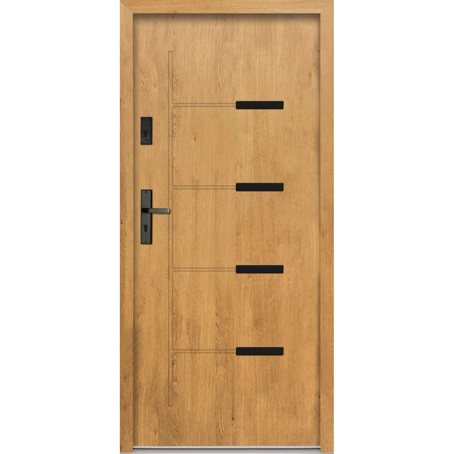 Splendoor Drzwi zewnętrzne Onyks Dąb Winchester 80L otwierane do wewn. 93x208