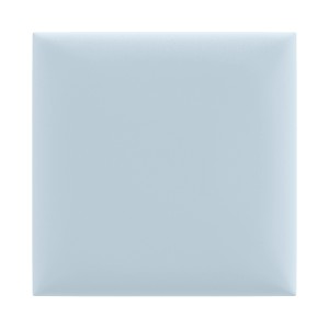 Jasnoniebieski panel ścienny t.b.t., kwadratowy.