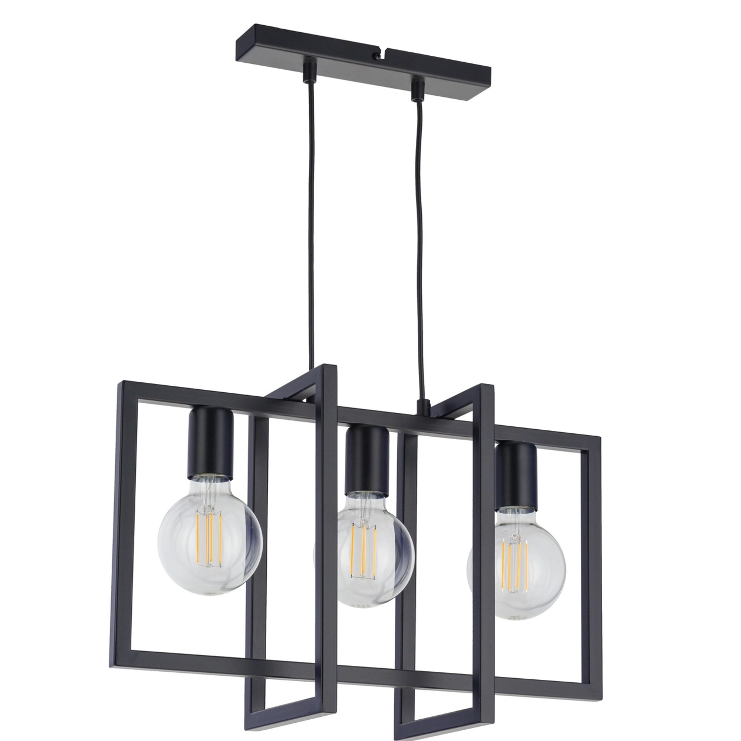 Sigma Lampa Eden 3x60W E27 czarna