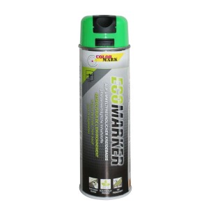 Ekologiczny marker kredowy w sprayu, zielony. Specjalny spray do znakowania.
