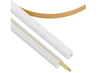 Listwa z gumą LSM 8/9 biała 1,15 m