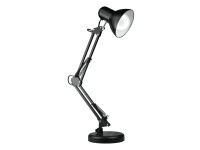 DPM Lampka biurkowa kreślarska składana 1xE27 40W czarna