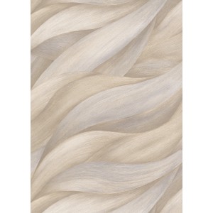 Tapeta flizelinowa Erismann Casual Chic fale Stormy Beige: Szczegółowy widok wzoru fal.