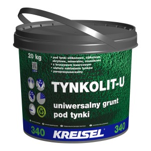 Wiadro gruntu głęboko penetrującego TYNKOLIT-U marki Kreisel, 20 kg.
