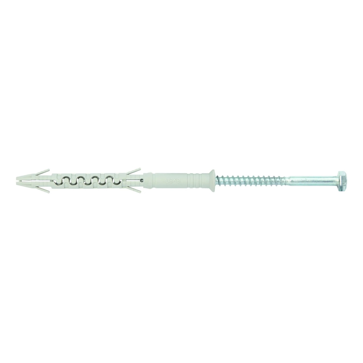 Wkręt-met Kołek ramowy z łbem 6-kątnym 8 mm x 80 mm