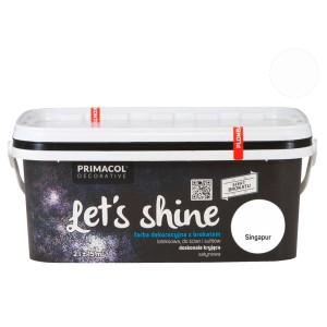 Wiadro farby efektowej "Let's Shine" Primacol, kolor Singapur.