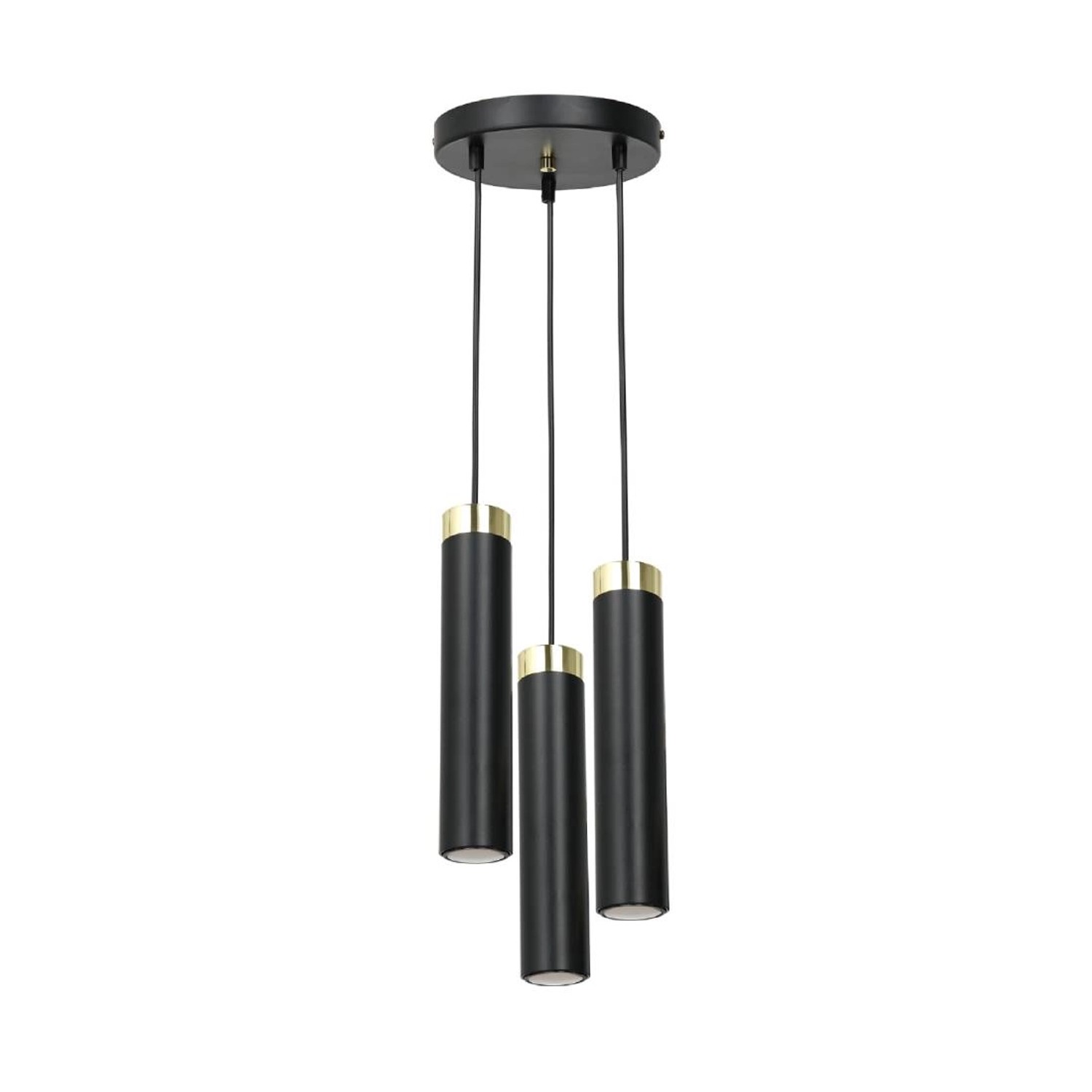 MiLAGRO Lampa JOKER czarno-złota 3xGU10