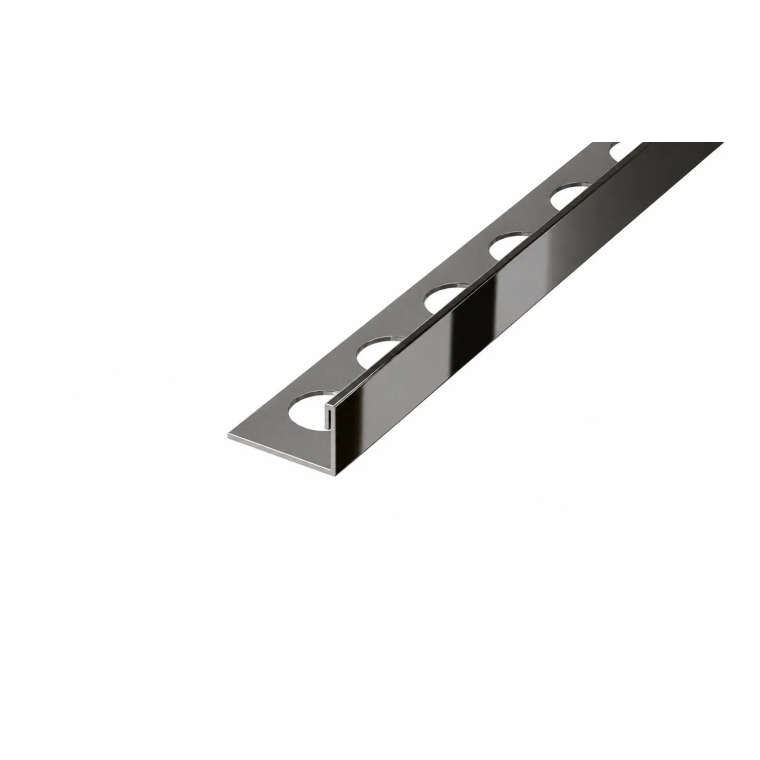 Eviso Listwa wykończeniowa L czarny połysk 12,5 x 2700 mm