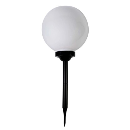 4iQ Lampa solarna LED ZENIT śr. 30 cm czarna