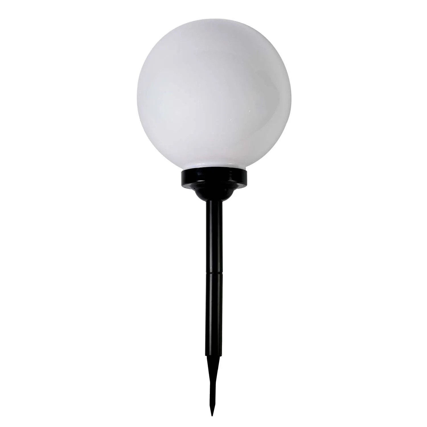 4iQ Lampa solarna LED ZENIT śr. 30 cm czarna