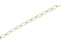 LUX-TOOLS Łańcuch dekoracyjny katedralny mosiądz 2,2mm 2m