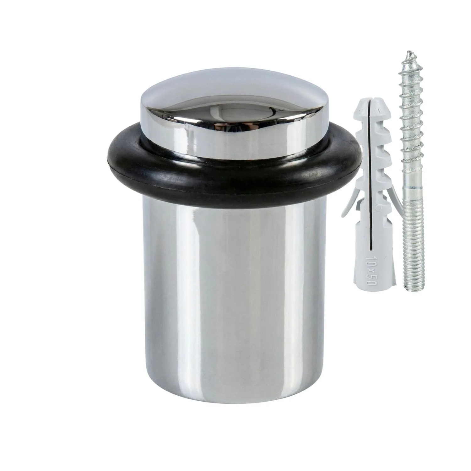 Odbojnik drzwiowy polerowany 27 x 46 mm