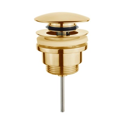 Korek umywalkowy click-clack złoty 5/4