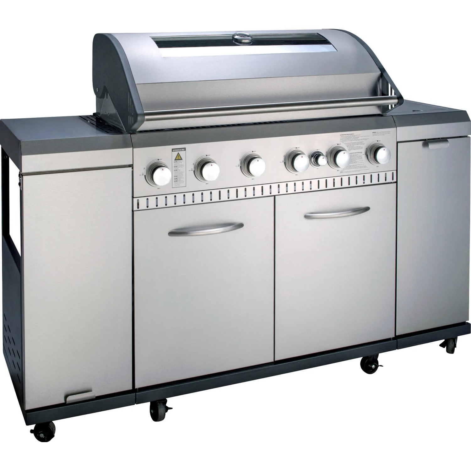 Landmann Kuchnia gazowa INOX 6+1-palnikowa 24,0 kW