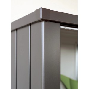 Biohort Szafka ogrodowa Julia, rozmiar M, metalik kwarcowo-szary