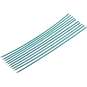 Dziesięć zielonych tyczek do podpierania roślin, długość 60 cm, do ogrodu.