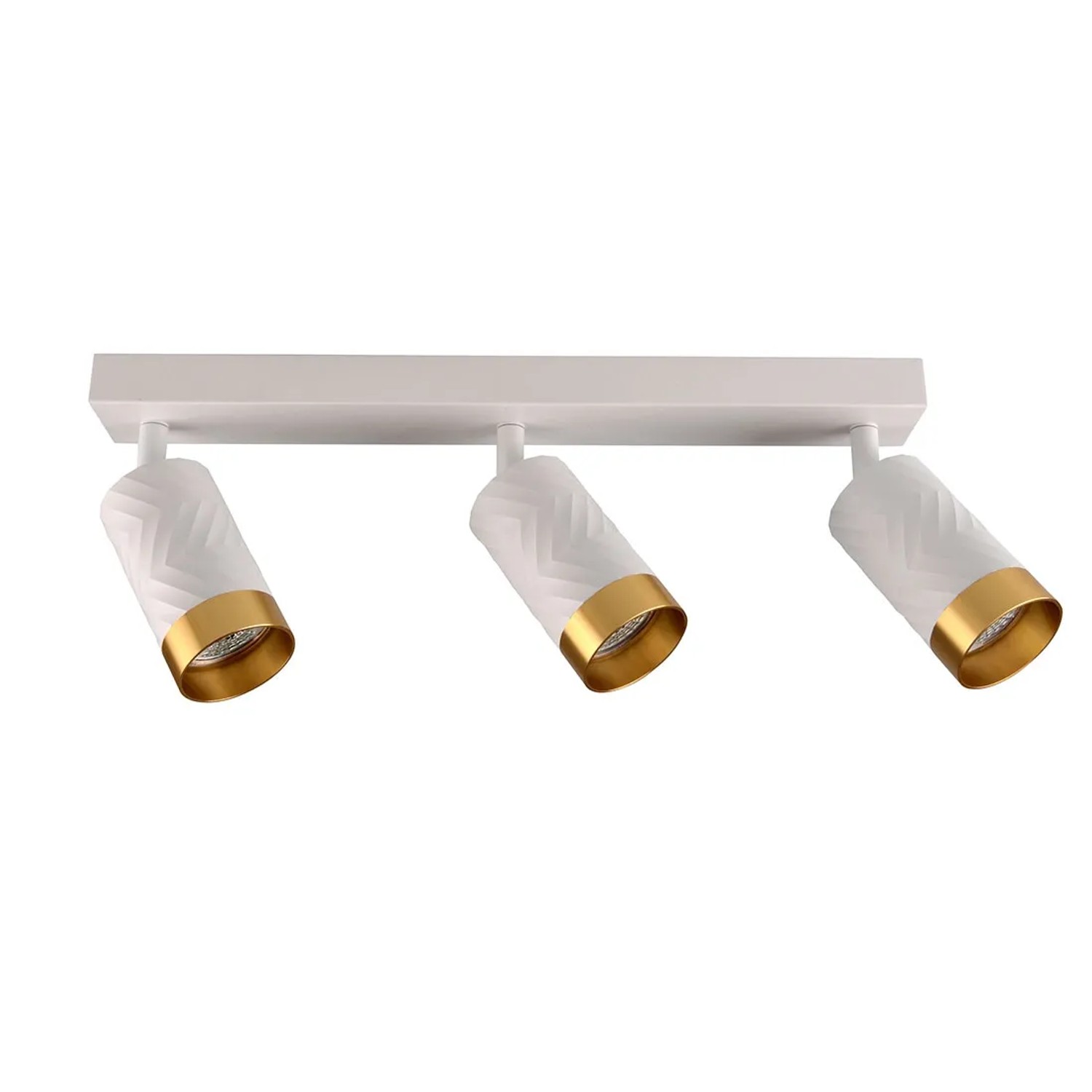 Goldlux Listwa reflektorowa ARRAS 3xGU10 max. 10W biało-złota