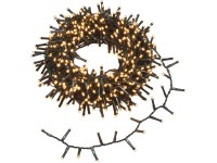 Lampki świąteczne do wnętrz i na zewnątrz 700 LED 8 funkcji ciepłe białe światło