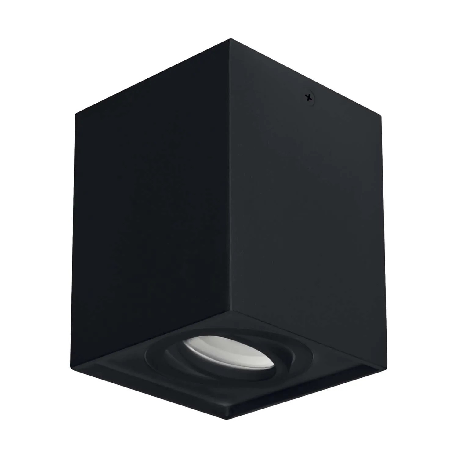 Struhm Lampa sufitowa kwadratowa HARY D BLACK 1xGU10 35W 12,5x9,4cm czarna
