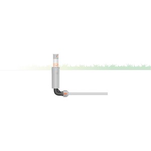 Gardena Kolanko L 25 mm x 19 mm do systemów zraszających, do podłączania zraszaczy na końcu rury.