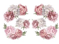 Naklejka KWIAT 2szt. 2 szt. 45x65 cm Naklejka KWIAT 2szt. 2 szt. 45x65 cm