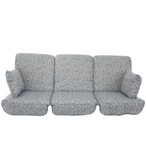 t.b.t. Zestaw poduszek na meble ogrodowe we wzory kwiatowe.