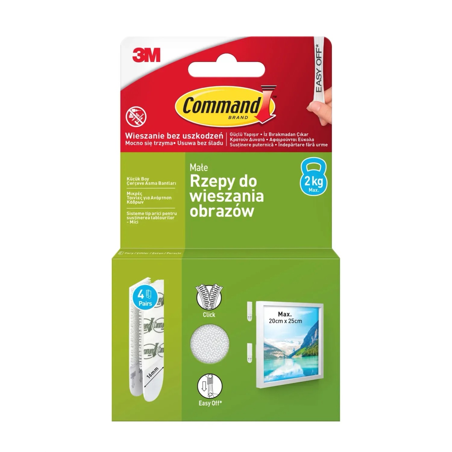 3M Command Rzepy do obrazów do 1,8kg