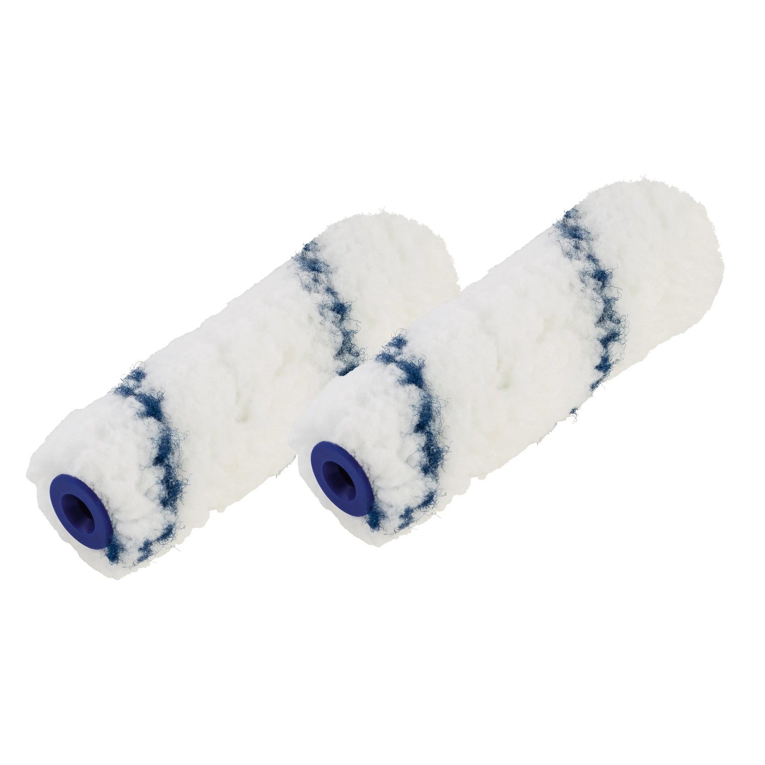 Zestaw LUX Blaufadenwalzen, 2 wałki do malowania (10 cm) do gładkich powierzchni i farb ściennych.