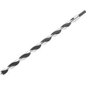 Wiertło do drewna LUX Classic, 16 mm x 400 mm, z wiertłem centrującym do precyzyjnych otworów w drewnie.