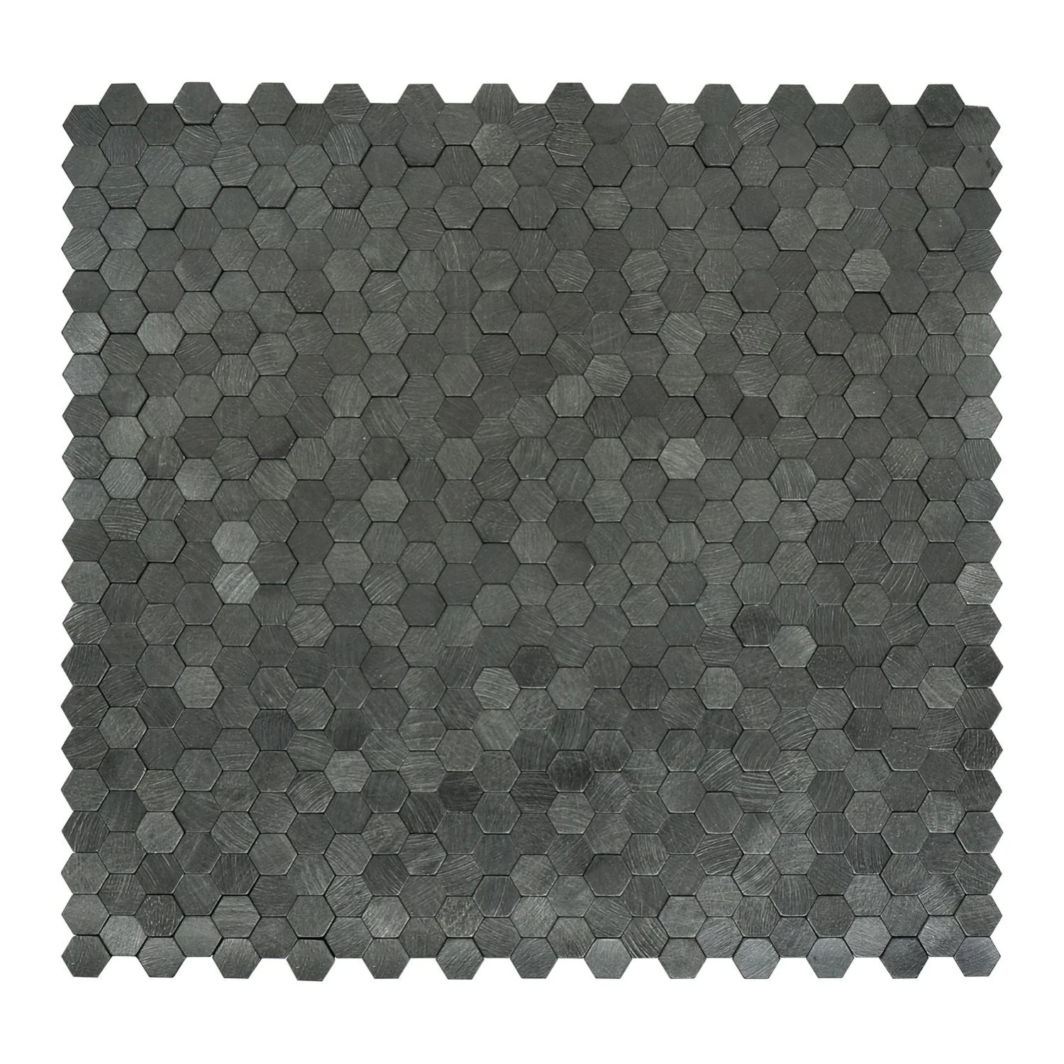 Mozaika ścienna samoprzylepna hexagon 3D Czarny 29,8x30,7