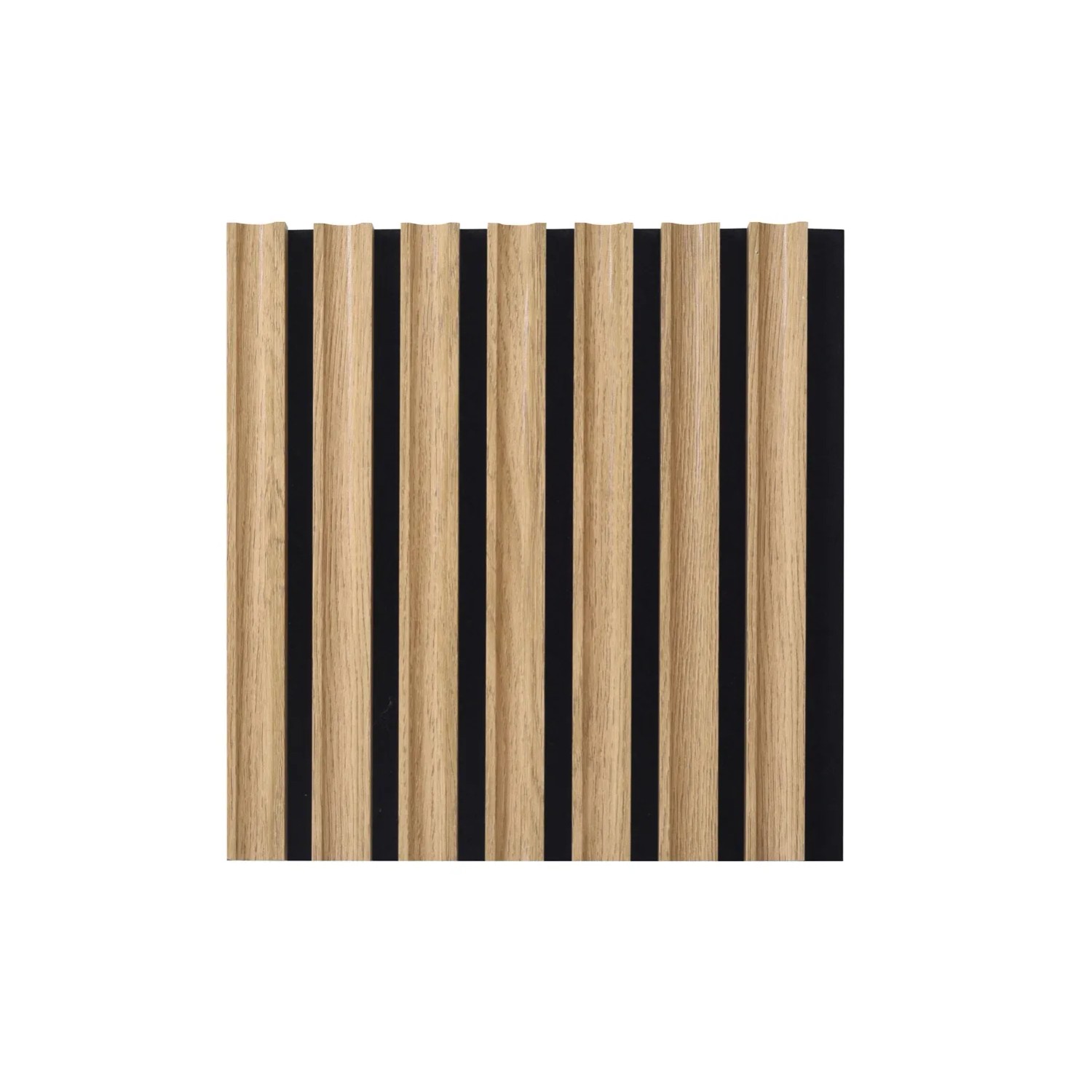 Lamele ścienne akustyczne czarny filc Złoty Dąb Rowkowane 21x285x2700 mm