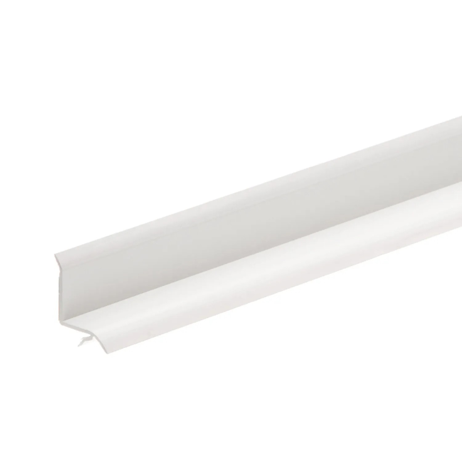 Cezar Profil PVC wannowy samoprzylepny biały 22x8x2500 mm