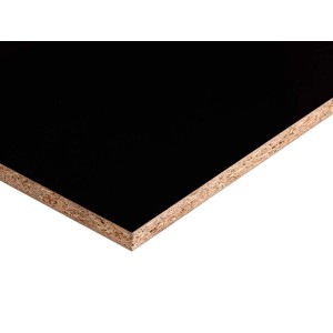 Czarna płyta konstrukcyjna t.b.t. do produkcji mebli.