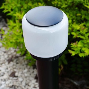 Goldlux Lampa ogrodowa słupek MADRID 1xE27 max. 12W LED IP44 wys. 80 cm czarny