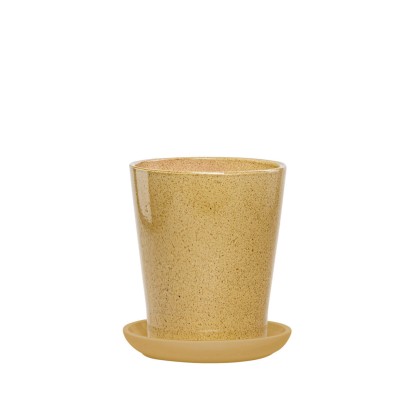 Donica z podstawką Irma miodowa - 46 cm