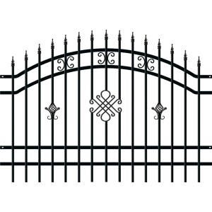 Polargos Przęsło Greta Lux 3 czarny mat 200x175 cm 21,5 kg