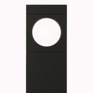 Eko-Light Lampka solarna CYKLOP 0,15W 3000K 5lm IP44 wys. 39cm czarna