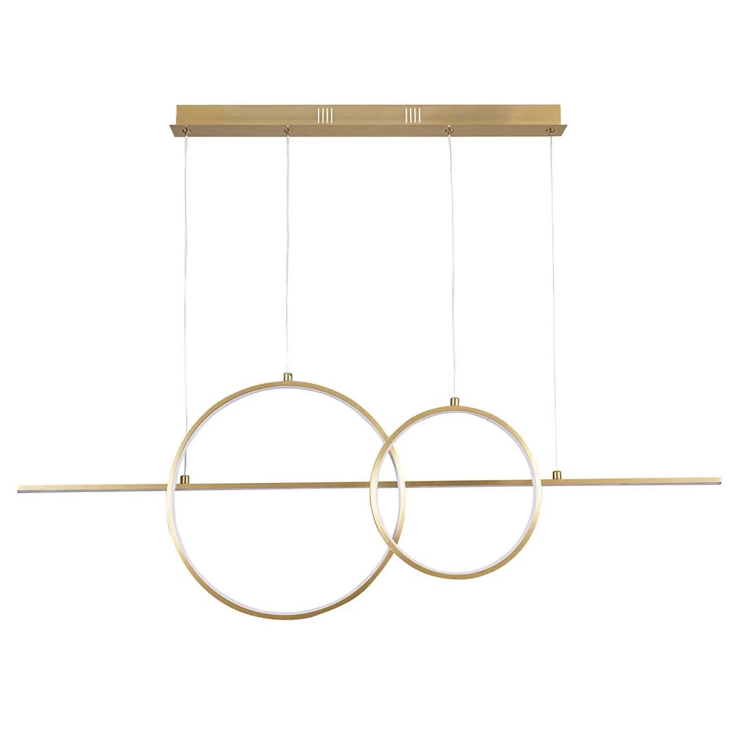 Goldlux Lampa sufitowa LED LAURA 42W 4000K 4800lm złota