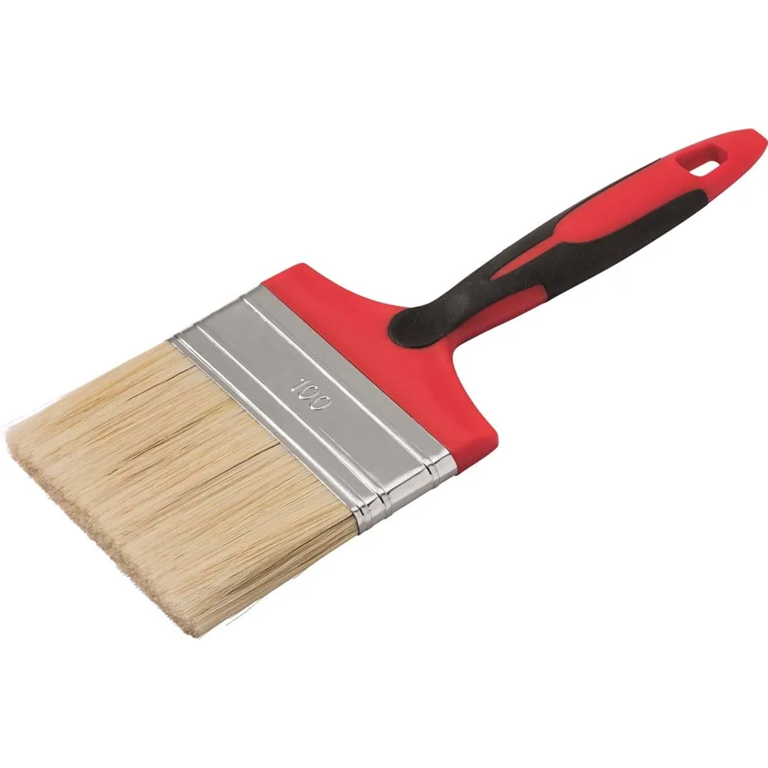 LUX-TOOLS Pędzel płaski do farb rozpuszczalnikowych 100 mm