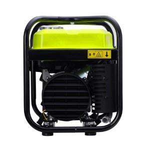 Kompaktowy agregat prądotwórczy t.b.t. z żółtym zbiornikiem i czarną ramą.