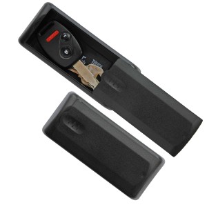 Czarna skrzynka na klucze Master Lock 207EURD z magnesem i kluczem, sejf do wewnątrz/na zewnątrz.