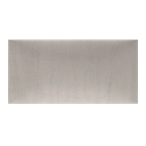 Panel ścienny t.b.t. w kolorze szarym, prostokątny.