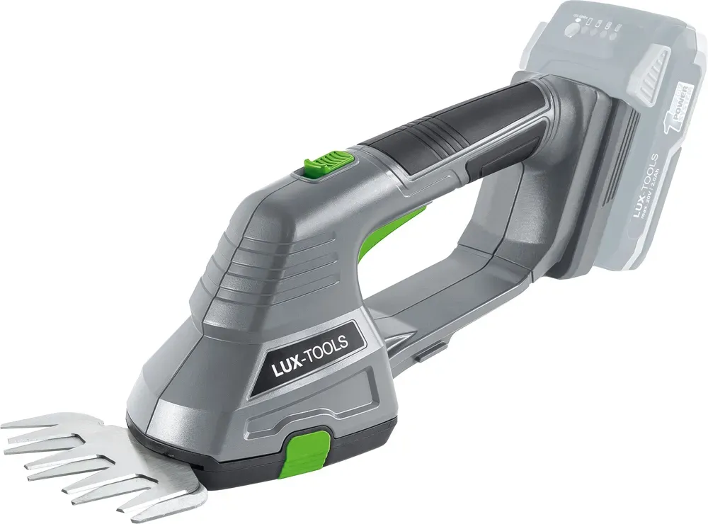 LUX-TOOLS Nożyce akumulatorowe do trawy i krzewów 2w1 20V
