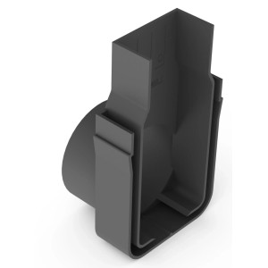 ACO Ścianka czołowa z króćcem Slimline