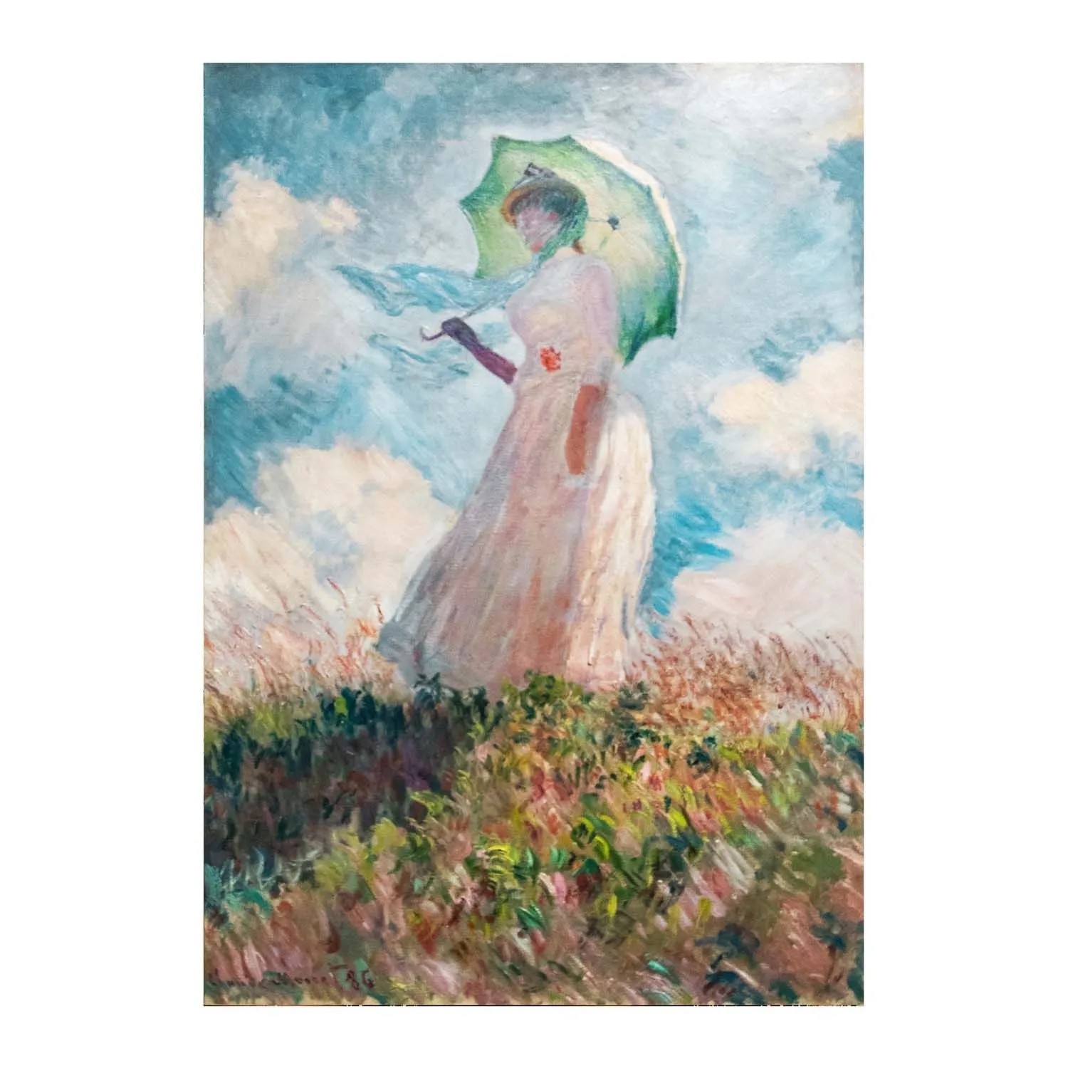 STYLER Obraz Canvas WOMAN WITH PARASOL ST792 70 x 100 cm