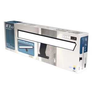 GoldLux Kinkiet LED łazienkowy ELBA 8W 4000K 900lm IP44 szer. 40cm czarny