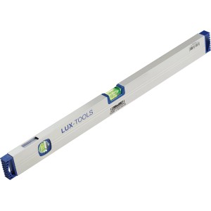 Poziomica LUX Comfort, 100 cm, z poziomą i pionową libellą dla precyzyjnych pomiarów.