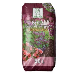 Worek kory ogrodowej (Kora ogrodowa) 50L, do ściółkowania i poprawy jakości gleby w ogrodzie.